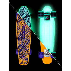 Svítící penny board Street Surfing Beach Board Glow Mystic Forest 22,5″