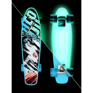 Svítící penny board Street Surfing Beach Board Glow Rough Poster 22,5″