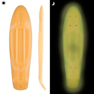 Svítící deska pro penny board WORKER Solosy 22.5*6″  oranžová