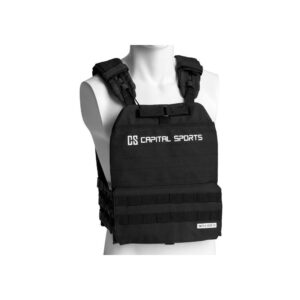 Zátěžová vesta Capital Sports Battlevest 2.0 2 x 4 kg – černá