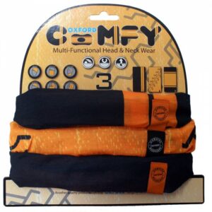 Univerzální multifunkční nákrčník Oxford Comfy 3-pack  Harley Davidson colors