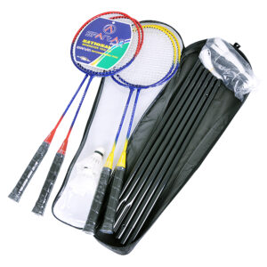 Badmintonový set se sítí Spartan pro 4 hráče – 4 rakety