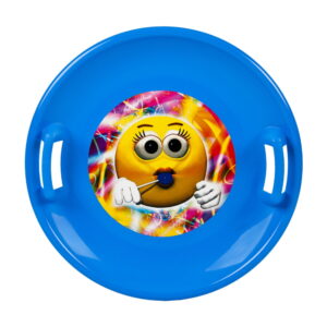 Talíř na sníh STT  modrá emoji girl