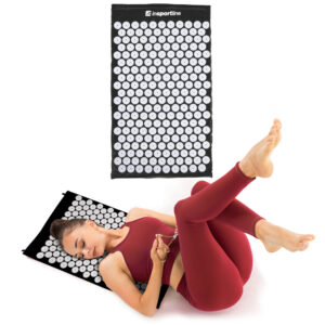 Akupresurní podložka inSPORTline AKU-500 75×44 cm  černá