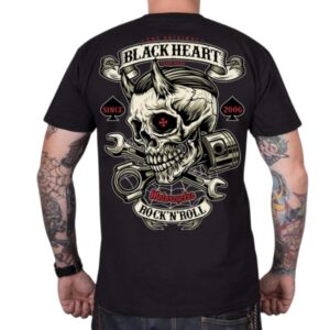 Triko BLACK HEART Liberty  černá  3XL