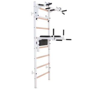 Žebřiny s hrazdou a bradly BenchK 232W 230×67 cm