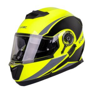 Výklopná přilba W-TEC Banelmeda  XXL (63-64)  černá-fluo žlutá