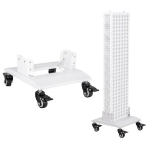 Stojan s kolečky pro infračervený LED panel inSPORTline Brister  bílá
