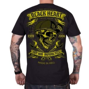 Triko BLACK HEART Satan  černá  3XL