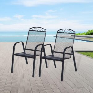 Zahradní kovové křeslo ZWMC-31 – SET 2ks
