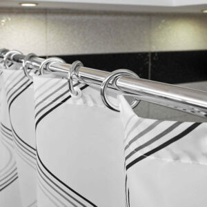 wela ROVNÁ TYČ do sprchového koutu 150 cm STŘÍBRNÁ