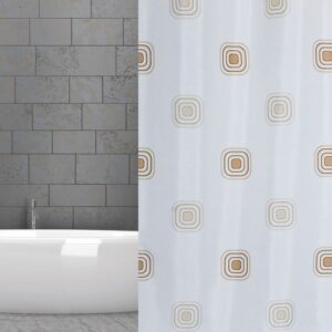 wela TEXTILNÍ SPRCHOVÝ ZÁVĚS KOSTKA se závažím obšitý W69693 šířka x výška: 120 x 180