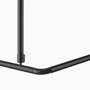 wela ČERNÝ DRŽÁK NA ZAVĚŠENÍ BEZBARIEROVÉ TYČE do sprchového koutu Délka: 120 cm