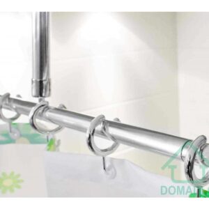 wela Tyč na míru SYSTEM – STŘÍBRNÁ bezbariérová tyč do sprchovacího koutu