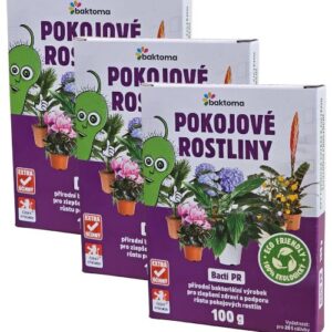 Bacti PR – Stimulátor zdraví rostlin pro pokojové rostliny – 100 g BACTI PR – AKCE: 3 x 100 g