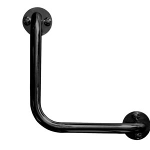 wela Lomené madlo 30×30 cm ČERNÉ premium