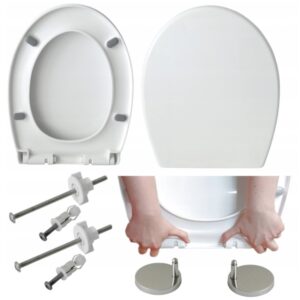 WC prkénko s pomalým sklápěním Estiva 3 Polypropylen