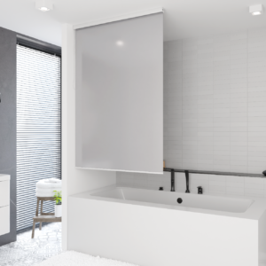 wela Roleta sprchová TMAVĚ ŠEDÁ STANDARD v kazetě šířka rolety: 120 cm, výška rolety: 300 cm