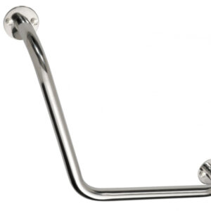 wela BÍLÉ úhlové madlo 135° PREMIUM a x b: 25 cm x 25 cm, Průměr: 25 mm