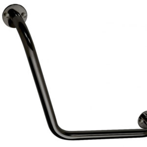wela ČERNÉ úhlové madlo 135° PREMIUM a x b: 25 cm x 25 cm, Průměr: 25 mm