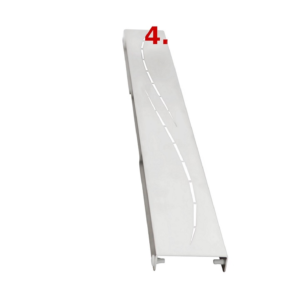 WAWE Nerezový rošt pro sprchový odtokový žlab Estiva Just Line a Flank Délka: 60 cm