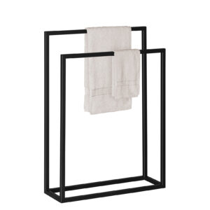wela OBDELNÍKOVÝ ČERNÝ DVOJITÝ sušák na ručníky