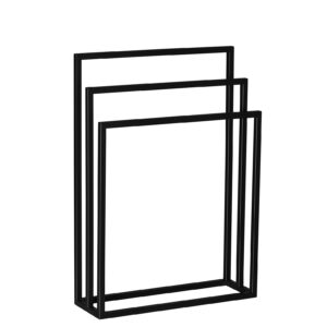 wela OBDELNÍKOVÝ ČERNÝ TROJITÝ sušák na ručníky