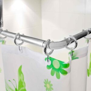 wela UNIVERZÁLNÍ trojstranná tyč SYSTEM DO SPRCHOVACÍHO KOUTU 120x120x120 cm STŘÍBRNÁ