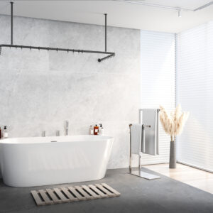 wela UNIVERZÁLNÍ trojstranná tyč SYSTEM DO SPRCHOVACÍHO KOUTU 70x165x70 cm BÍLÁ