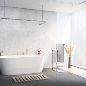 wela UNIVERZÁLNÍ trojstranná tyč SYSTEM DO SPRCHOVACÍHO KOUTU 70x165x70 cm BÍLÁ