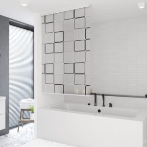 wela sprchová zástěna quadro standard šířka rolety: 100 cm, výška rolety: 240 cm