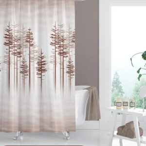 wela TEXTILNÍ SPRCHOVÝ ZÁVĚS LAKE se závažím obšitý šířka x výška: 150 x 200