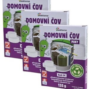 Baktoma Bacti DC PUK – Bakterie do ČOV – 135g BACTI DC PUK – AKCE: 3×3 PUKY