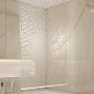 wela koupelnová roleta milky stone standard šířka rolety: 80 cm, výška rolety: 300 cm