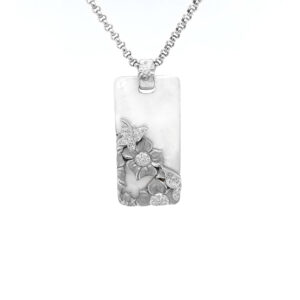 Zlatý Přívěsek Carrera y Carrera Collar Sky Mariposas