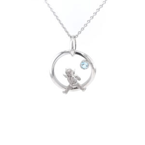 Zlatý Přívěsek Carrera y Carrera My Angel s Topazem