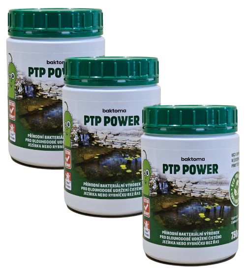 Baktoma PTP POWER - Bakterie na řasu - 0,75kg PTP POWER - AKCE: 3 x 0,75 kg