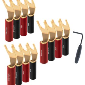 Audioquest SureGrip 100 vidličky zlaté balení: 12ks