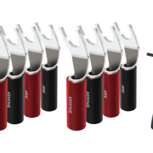 Audioquest SureGrip 100 vidličky stříbrné balení: 8 ks