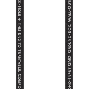 Audioquest Black Hole GroundGoody Zemnící kabel Délka: 0,75m