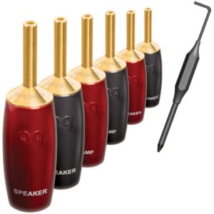 Audioquest SureGrip series 507 BFA banánky varianta: zlatá 6ks