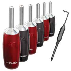 Audioquest SureGrip series 507 BFA banánky varianta: silver 6ks