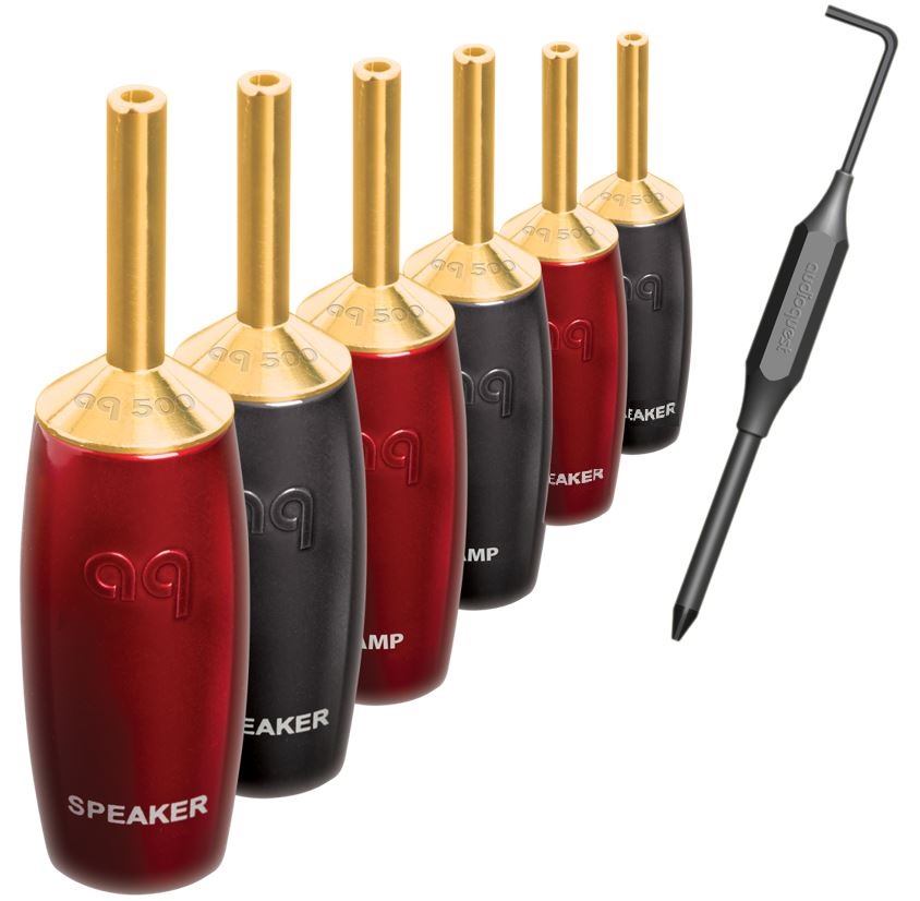 Audioquest SureGrip series 507 BFA banánky varianta: zlatá 6ks