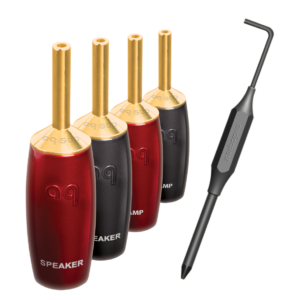 Audioquest SureGrip series 507 BFA banánky varianta: zlatá 4ks