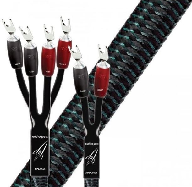 Audioquest Rocket 88 SBW Bi-Wire vidličky stříbrné Délka: 3m