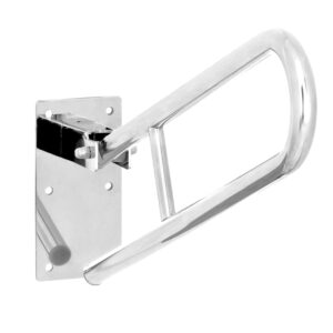 wela sklopné invalidní U madlo k wc nerezové domadlo 191351268882 Délka: 60 cm, Průměr: 25 mm