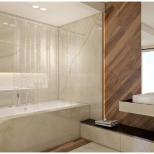 wela SPRCHOVÝ ZÁVĚS PEVA MILKY STONE W10003 šířka x výška: 180 x 200