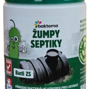 Baktoma Bacti ZS – Bakterie do žump a septiků – 0,5kg BACTI ZS: 0,5 kg