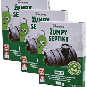Baktoma Bacti ZS – Bakterie do žump a septiků – 100g BACTI ZS: AKCE: 3 x 100 g