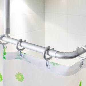 wela SYSTEM – SATÉNOVÁ UNIVERZÁLNÍ ROHOVÁ TYČ 160×90, 90x80x90 cm DO SPRCHOVACÍHO KOUTU